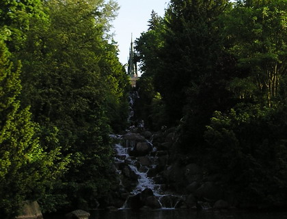 Wasserfall am Kreuzberger Kreuzberg