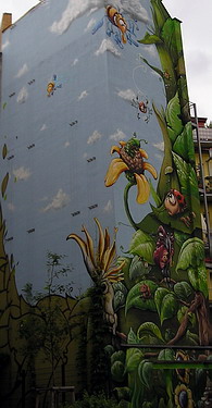 Wandmalerei in Friedrichshain