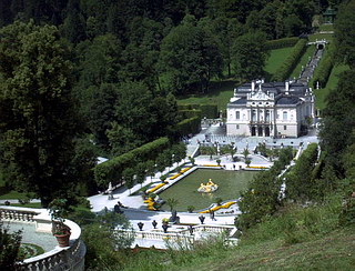 Blick auf Wasserparterre